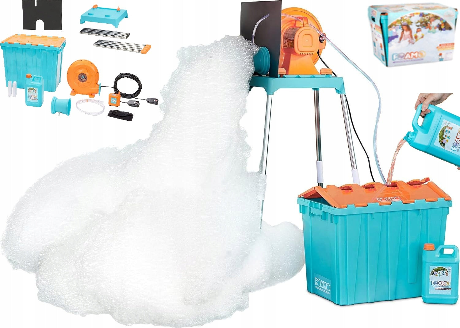 GENERATOR FOAMING MACHINE FOAM MAKING MACHINE LIQUID SET POOL FOAMO Brand Little Tikes