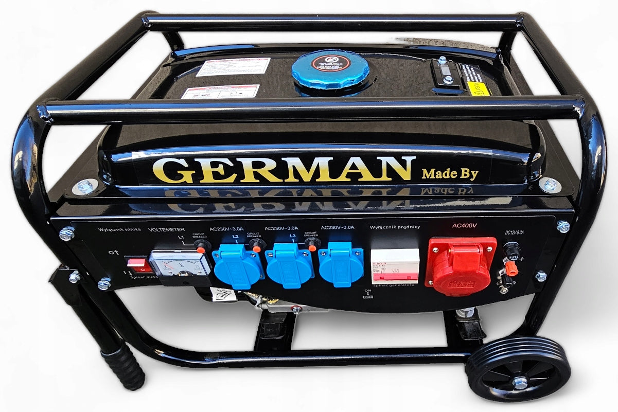 GENERATOR SET A8 5,2kW WHEEL COPPER CURRENT AVR+ COPPER STATOR GERMAN Packaging status original