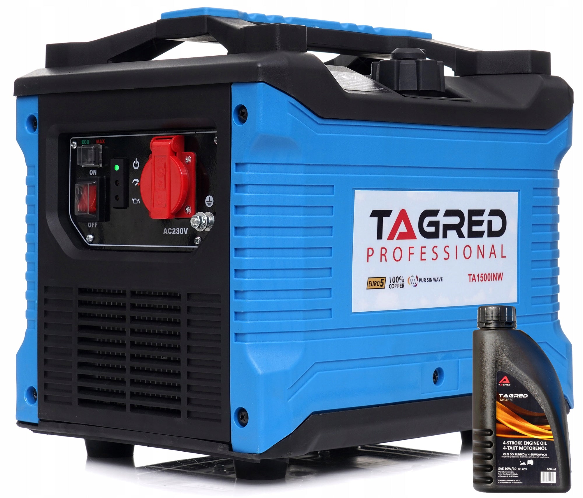 GENERATOR SET CURRENT GENERATOR 1200W COPPER GENERATOR + OIL