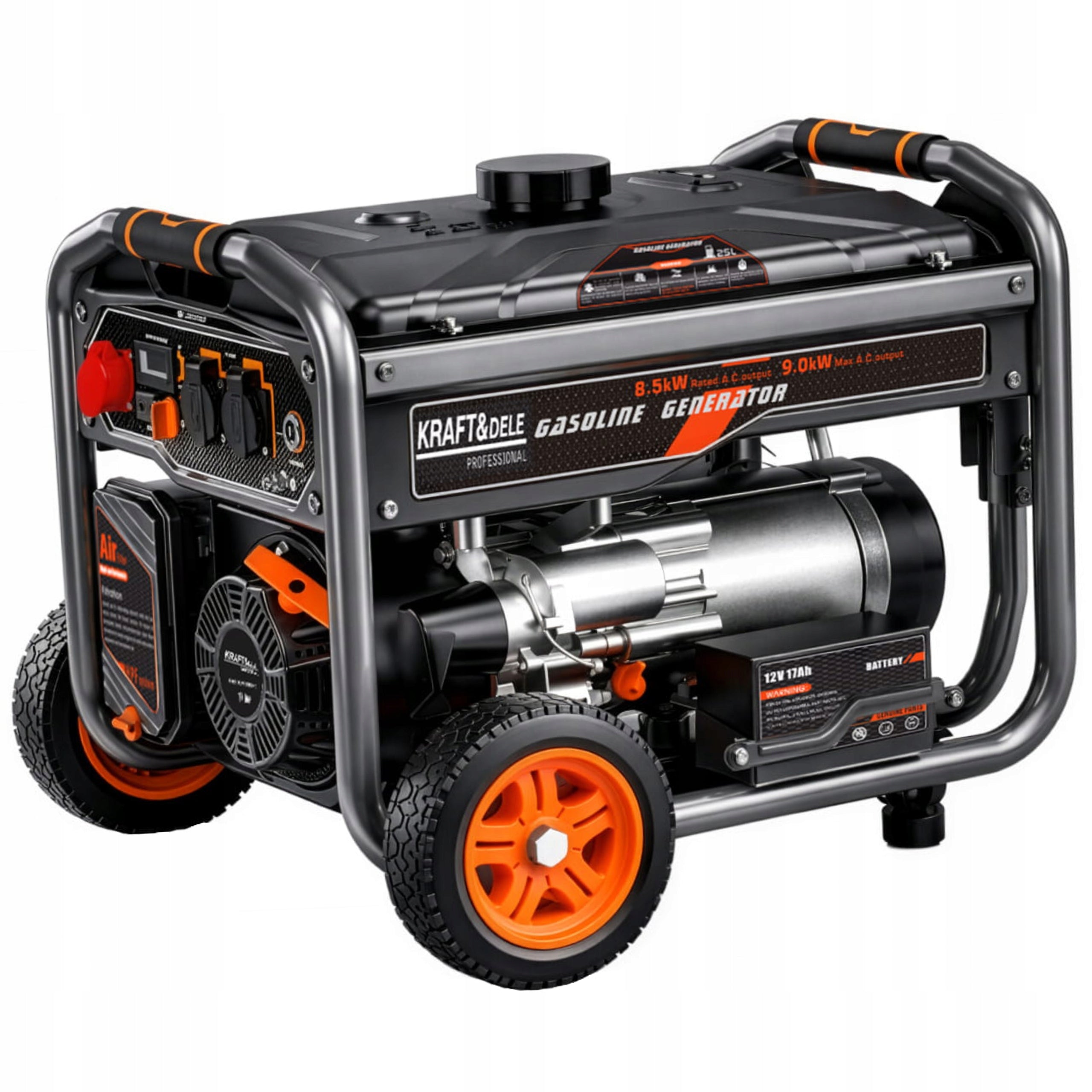 GENERATOR SET CURRENT GENERATOR 12V 230V 400V 9kW 3-PHASE PETROL