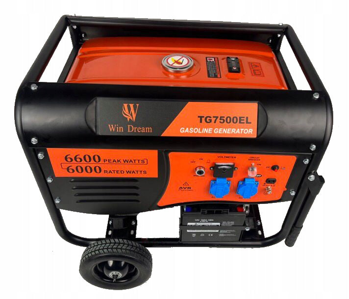 GENERATOR SET, GENERATOR 6.5 kW 15 HP AVR Brand no brand