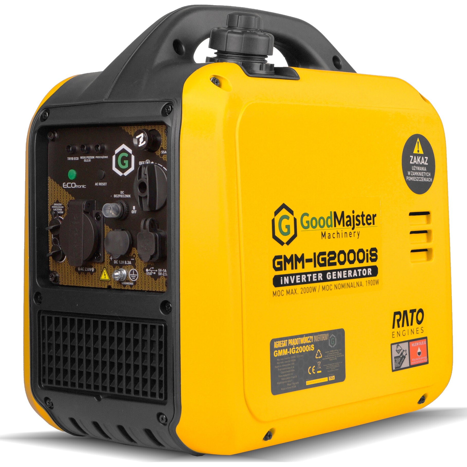 GENERATOR SET INVERTER Silent Copper AVR GMM-IG2000iS 2000W RATO Packaging status original