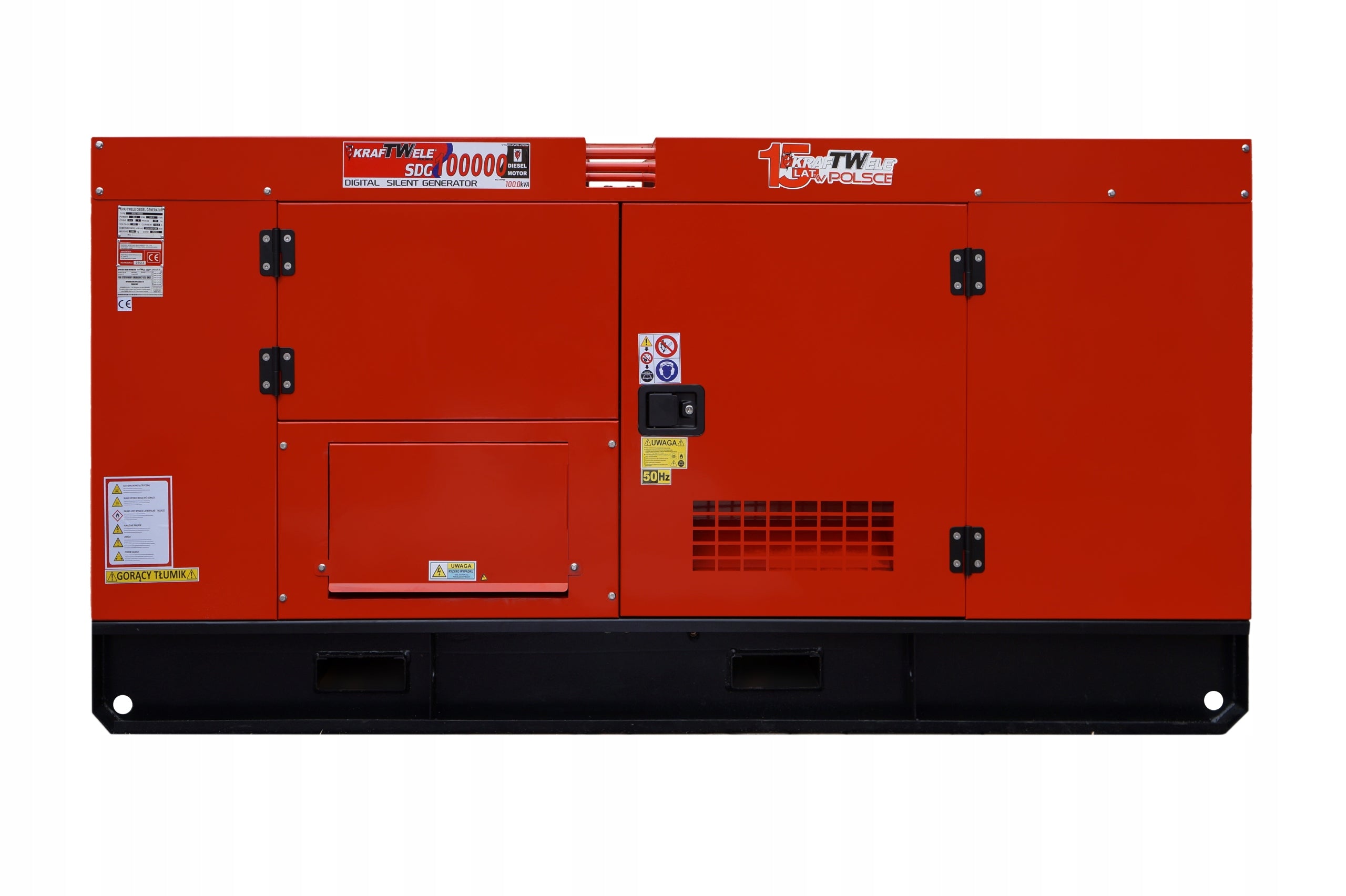 GENERATOR SET MUTE 100 kVA TRAILER Packaging status original