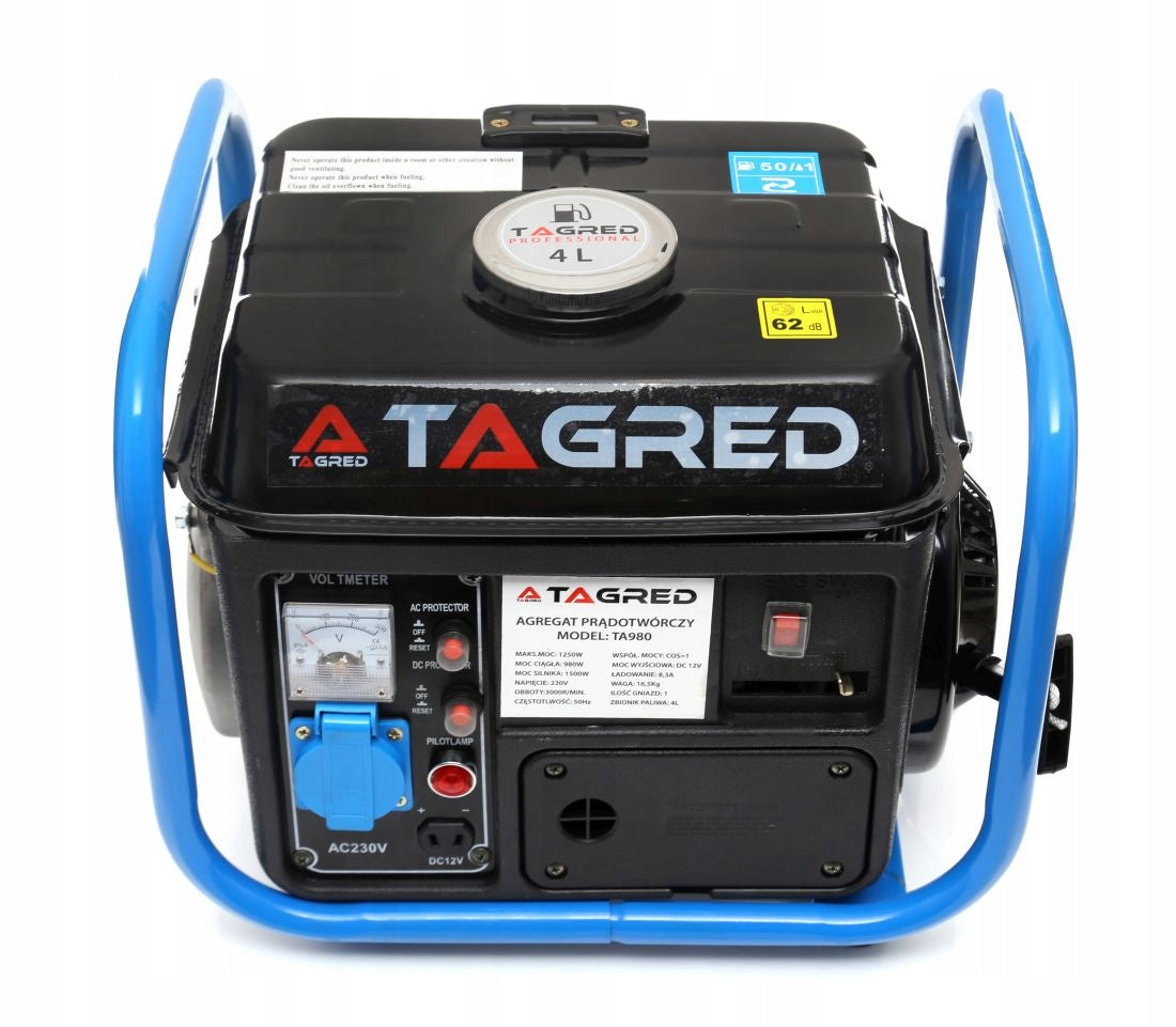 GENERATOR SET POWERFUL POWER GENERATOR SOLID QUIET 1550W 2,1KM Packaging status original