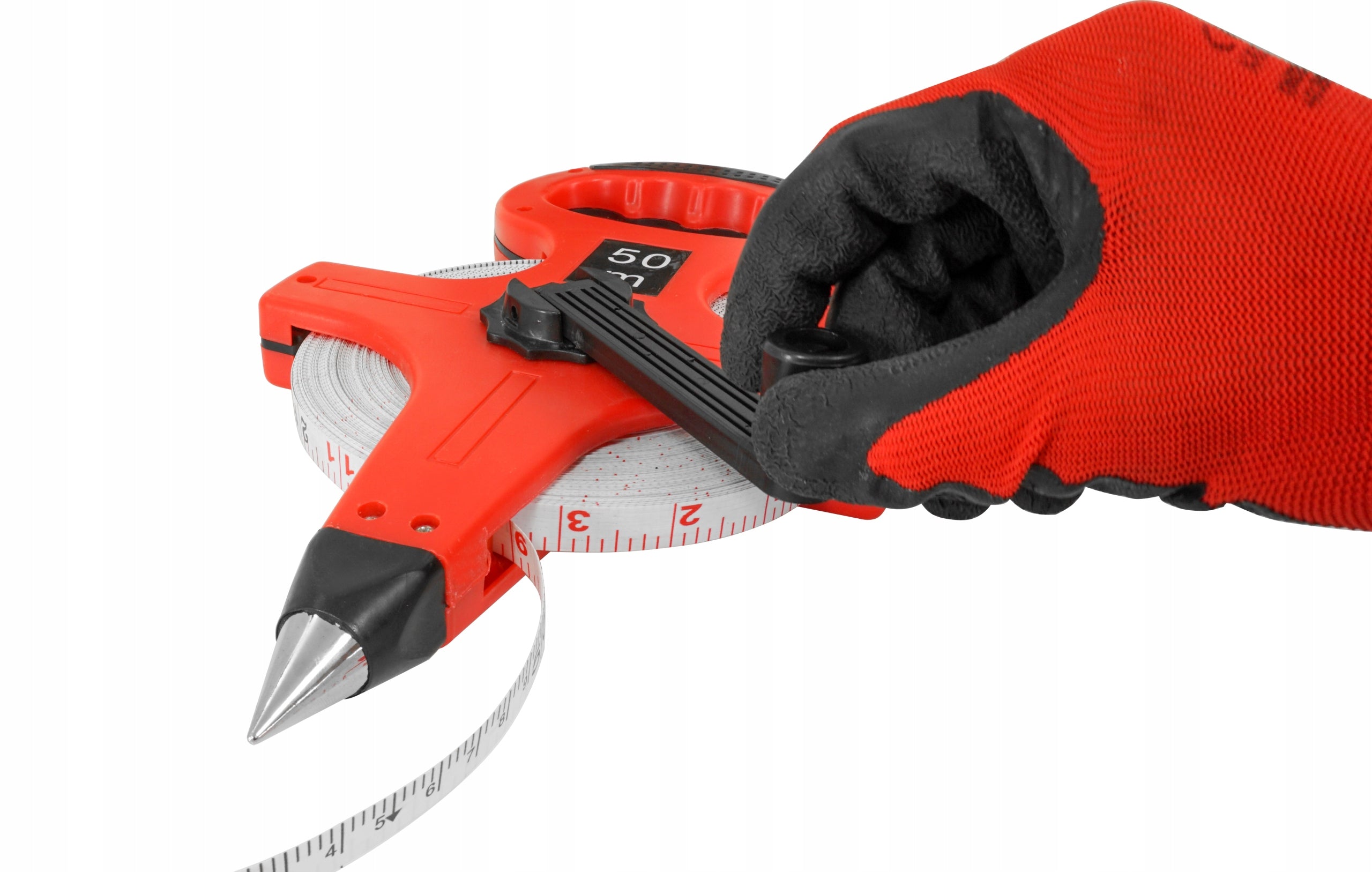 GEODESIC MEASURING TAPE WITH HANDLE 50 mb Product weight with unit packaging 0.7 kg