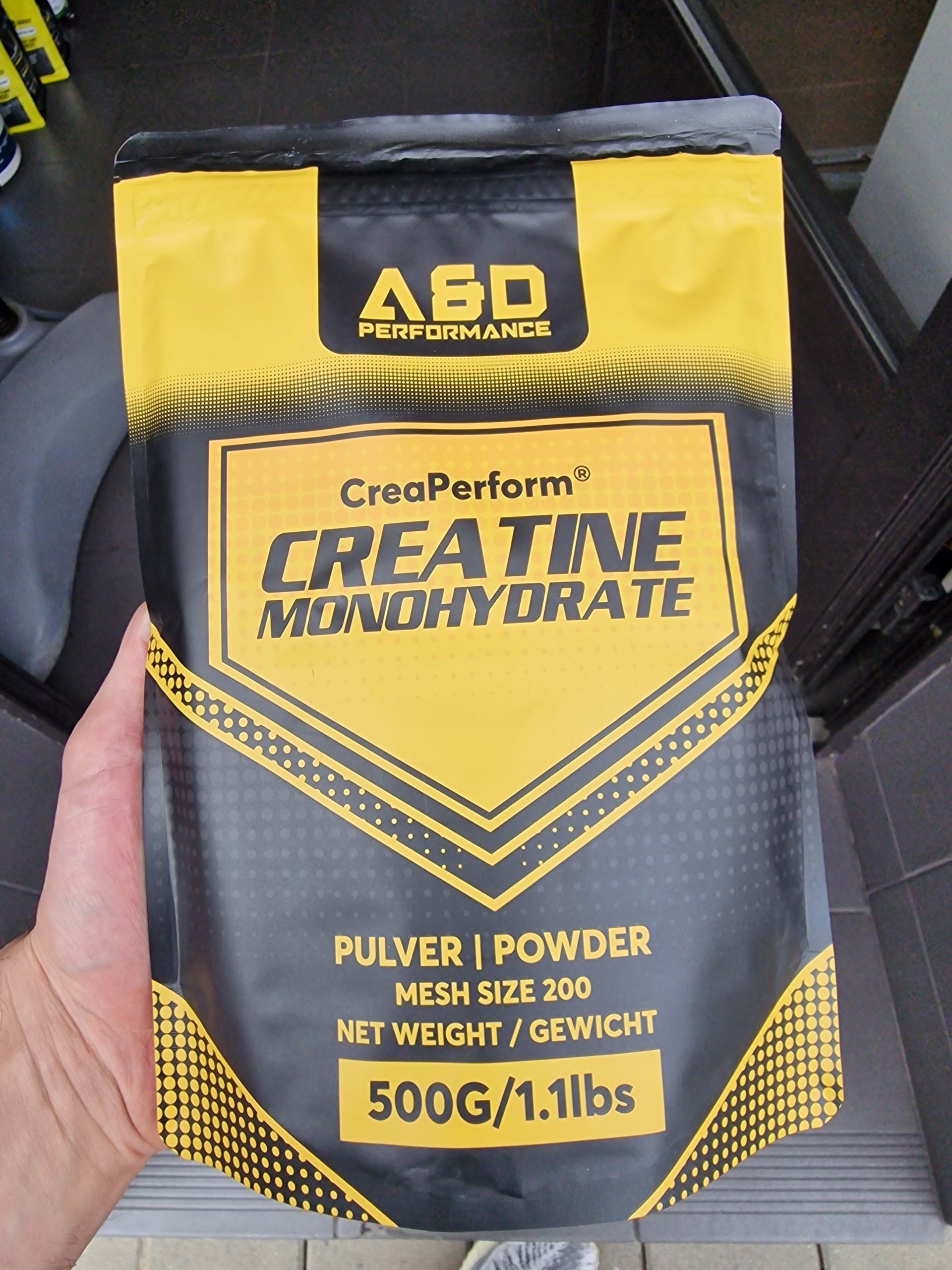GERMAN CREATINE SUPER STRONG CreaPerform Creatine Monohytrate MESH 500g EAN (GTIN) 4262409280070