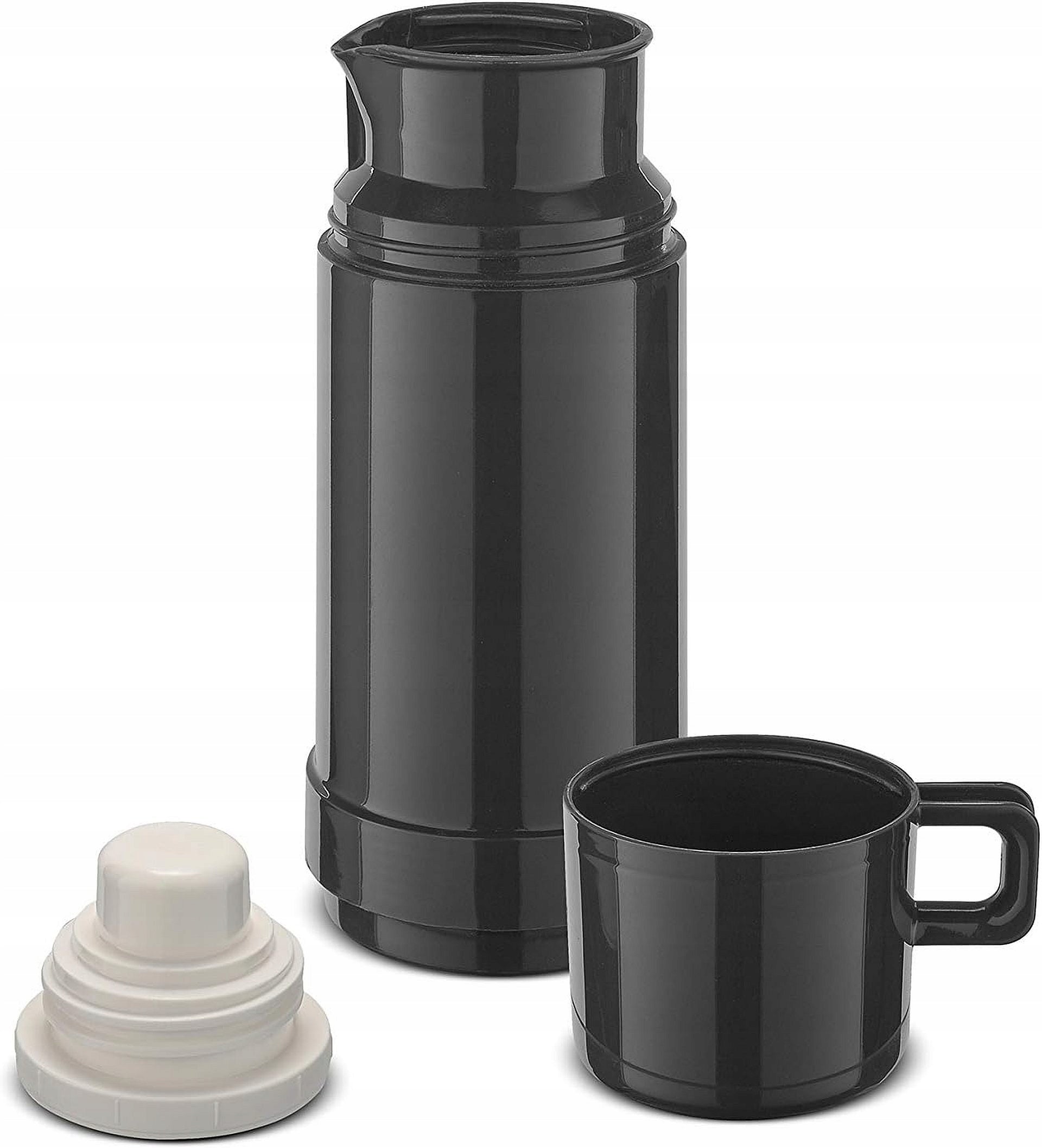 GERMAN thermos ROTPUNKT 1/4 L GLASS Thermal CARTRIDGE + reliable mug Manufacturer code 4007389601817