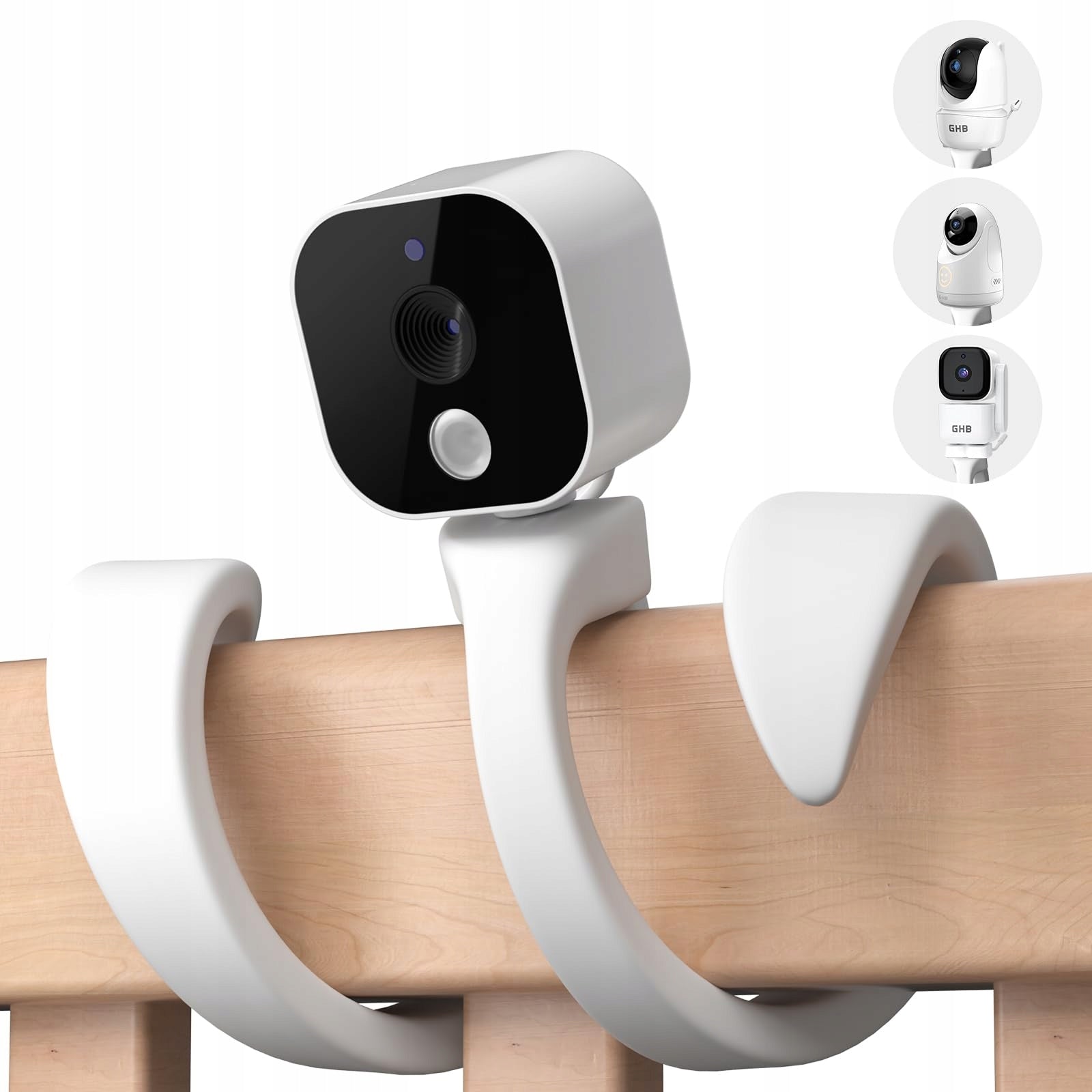 GHB Flexible Baby Camera Holder Compatible with Nannies