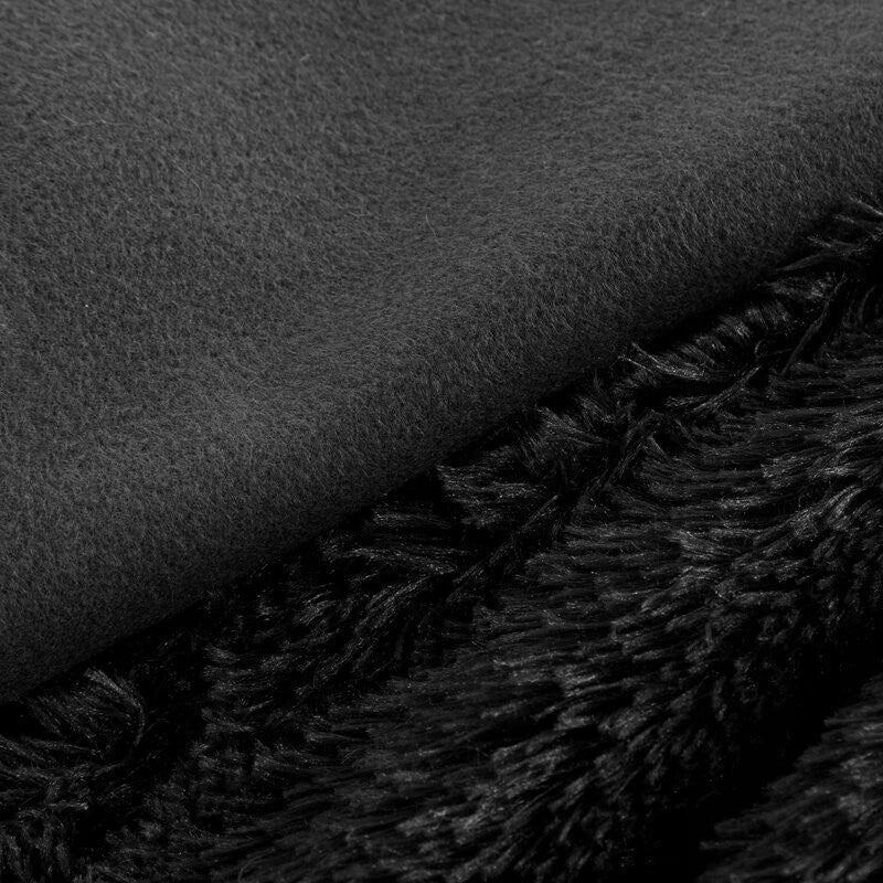 GIFT BLANKET ITALIAN FURRY bedspread PLED 70X160 black Manufacturer code 438728