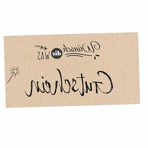 GIFT VOUCHER DOODLES PAPER CLOSED FOR GIFT 10 PCS FOR HOME