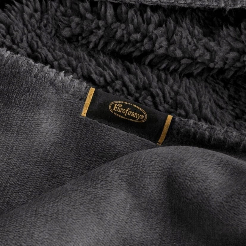 GIFT soft BLANKET bedspread PLED double-sided Tedy 150x200 cm steel Manufacturer code 5903571464217