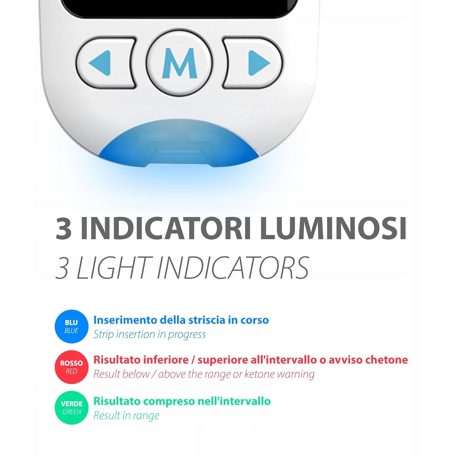 GIMA GIMACARE Multiparameter Monitor with 6 parameters, glucose, blood Manufacturer code 8023279241280