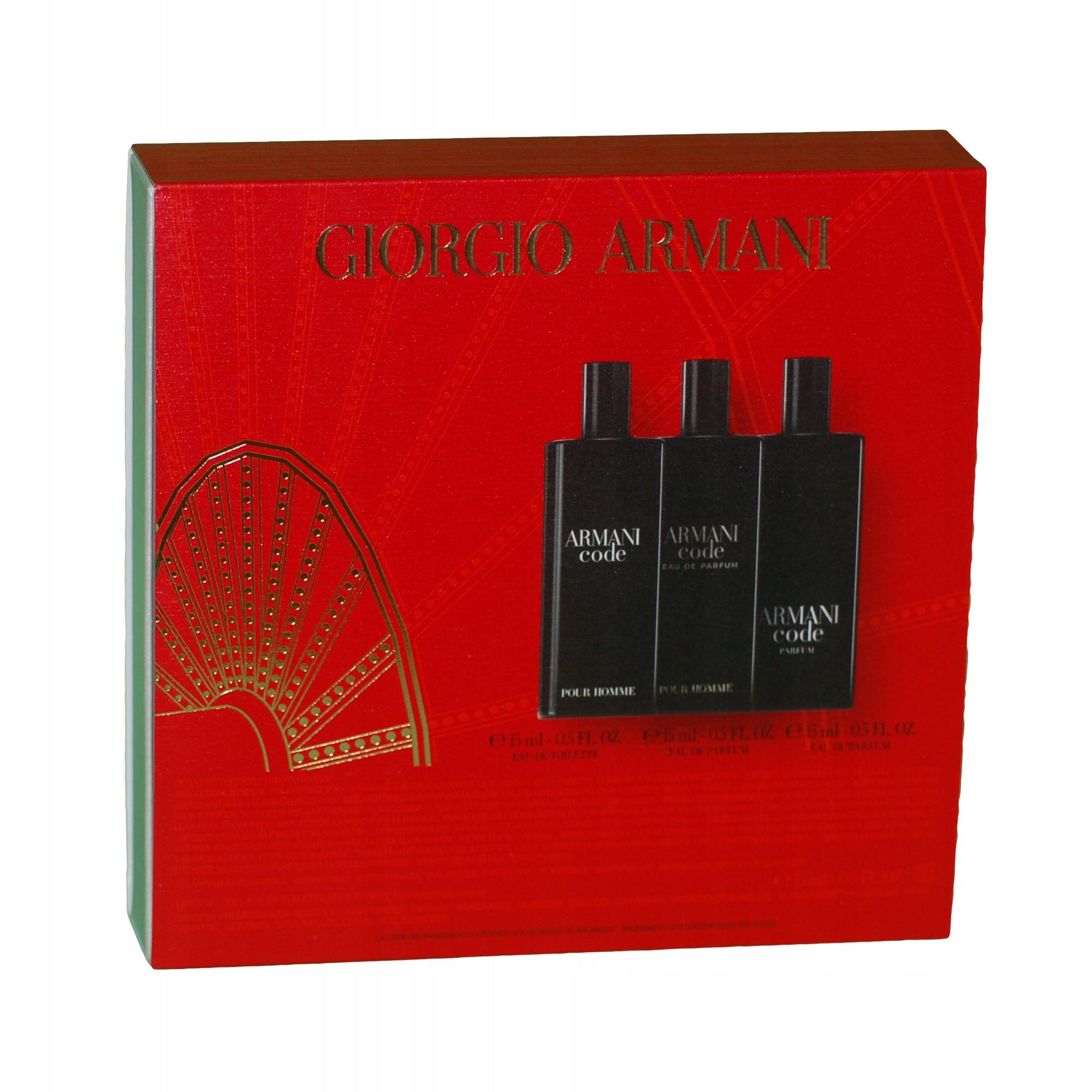 GIORGIO ARMANI CODE set of 3 x 15ml
