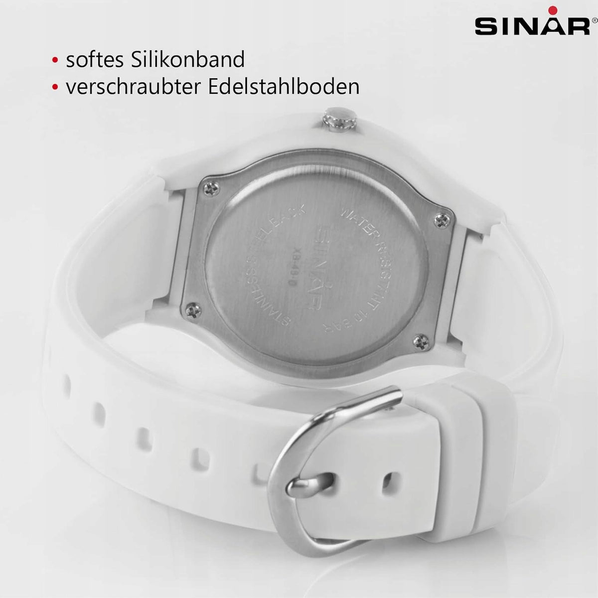 GIRLS ANALOG QUARTZ WATCH 10 BAR WATERPROOF WHITE GOLD Kind analog