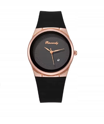 GIRLS' WATCH RUBBER BLACK 14,5 - 18 CM 1446