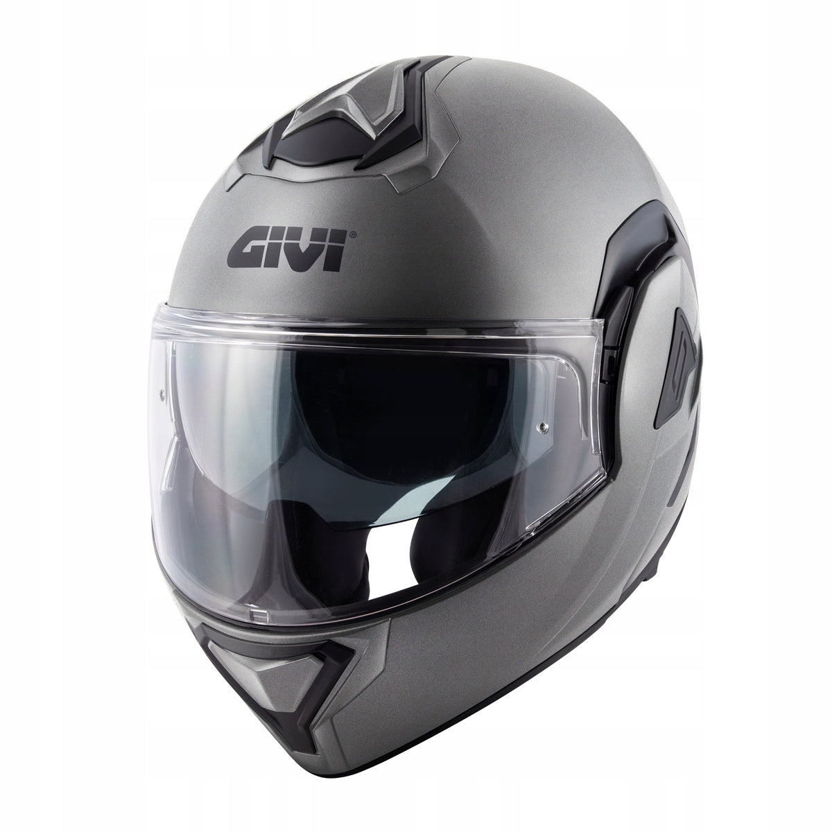GIVI HELMET X.30 JAW WITH PALE AND JAW SLIDING BACKWARD TITANIUM S Packaging status original