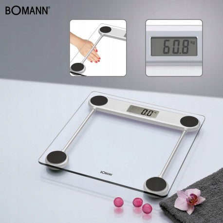 GLASS BATHROOM SCALE BOMANN PW 1417 CB EAN (GTIN) 4004470112412