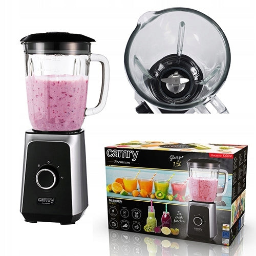 GLASS CUP BLENDER FOR COCKTAILS CRUSHES ICE
