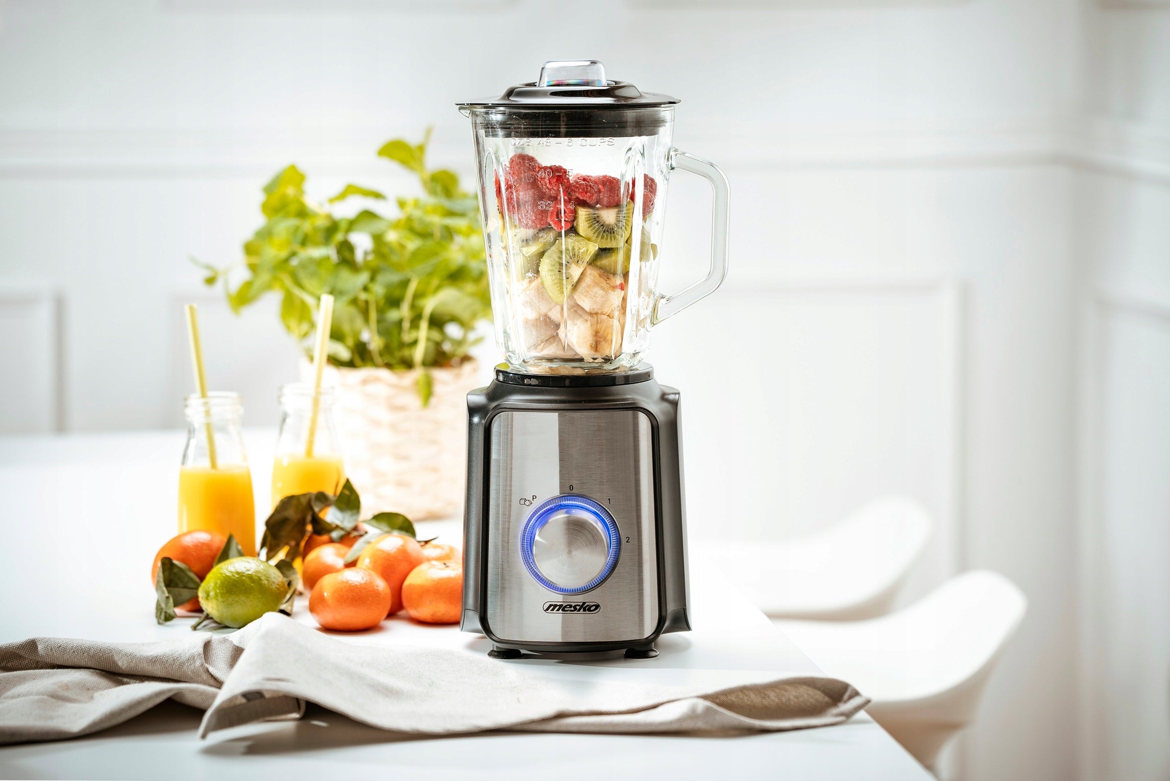 GLASS CUP BLENDER FOR SMOOTHIE COCKTAIL CRUSHES ICE STRONG 1200W Manufacturer code MS40801