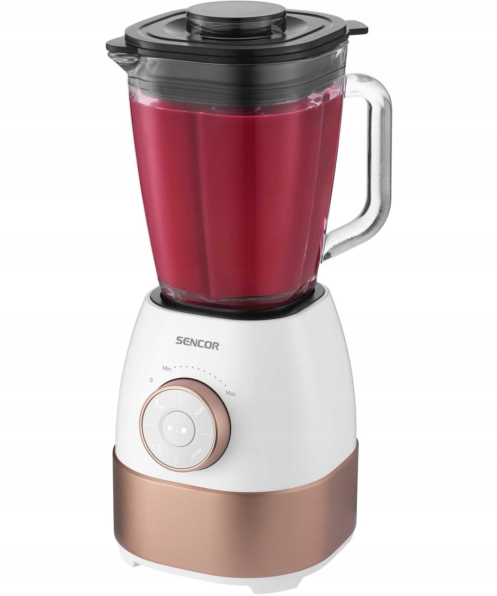 GLASS CUP BLENDER FOR SMOOTHIE SENCOR 1800 IN 24000 RPM 6 BLADES Manufacturer code 41019996