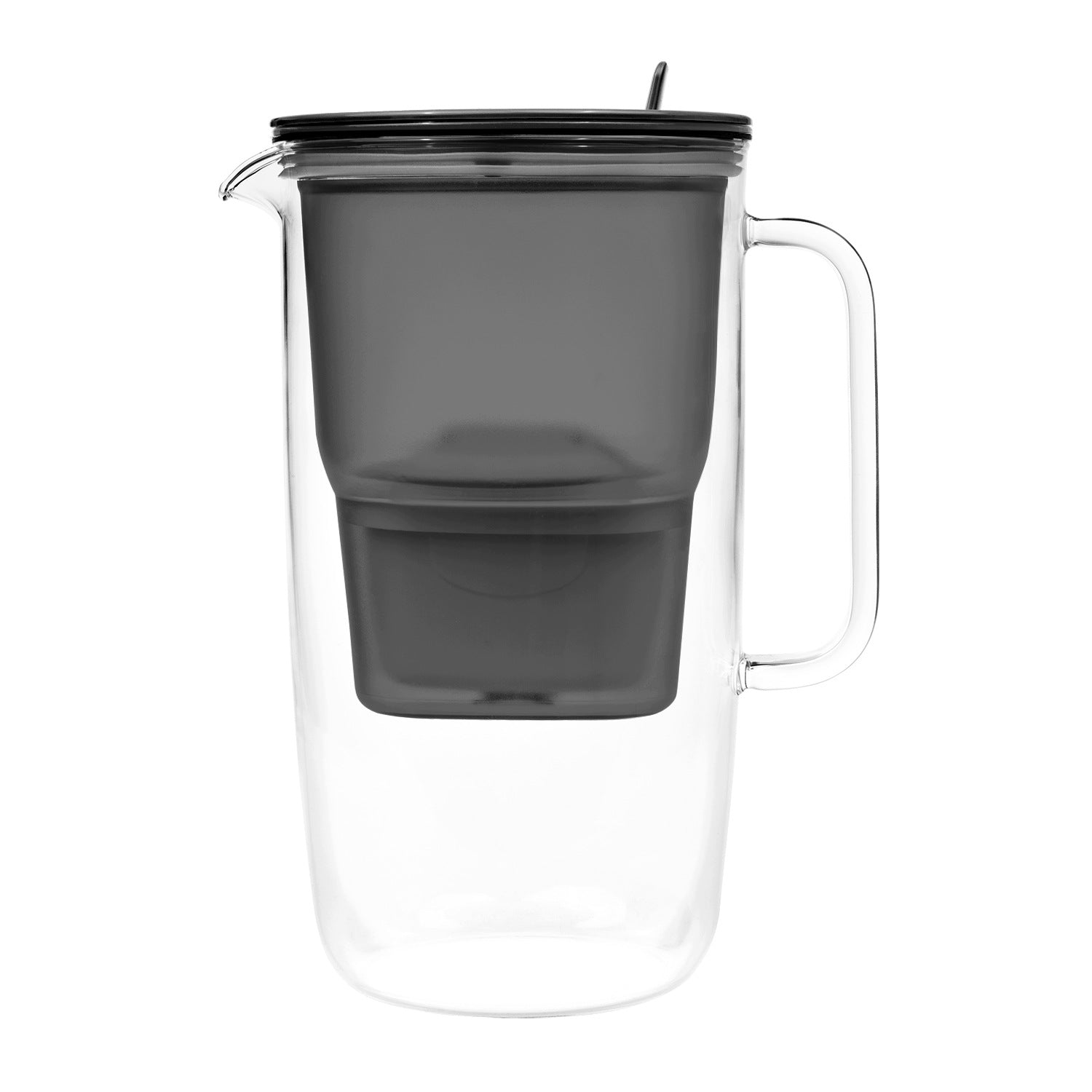 GLASS FILTER JUG ETIUDA BLACK + REPLACEMENT CARTRIDGES 12 x PURE+ FILTER Manufacturer code ETPBC12