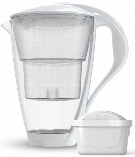 GLASS JUG DAFI CRYSTAL LED 2,0L + 1 CARTRIDGE UNIMAX WHITE