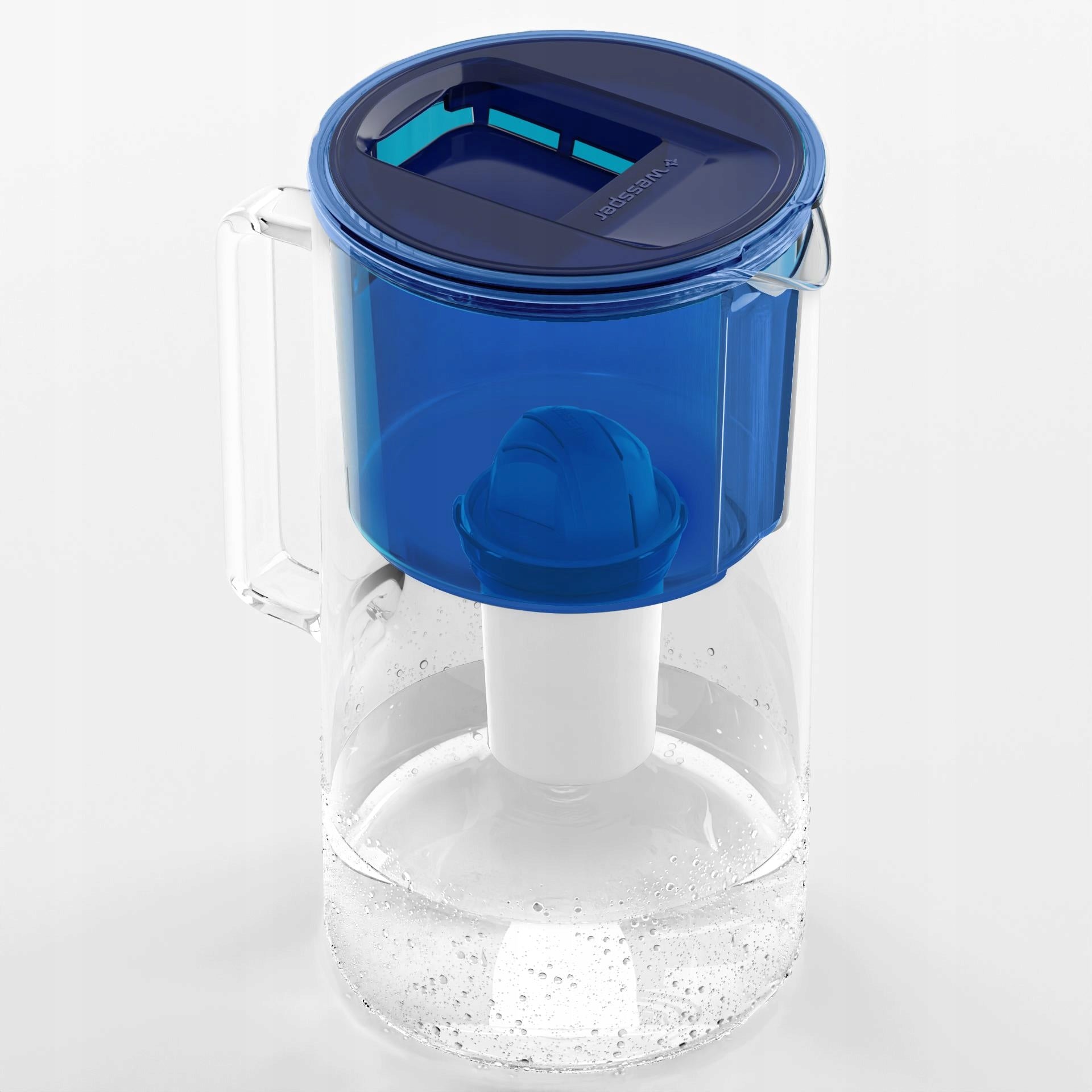 GLASS JUG WESSPER D2 BOROSILICATE 3l + 12x Filter Wessper aquaclassic Manufacturer code WES202-NB_+_11X_FL02