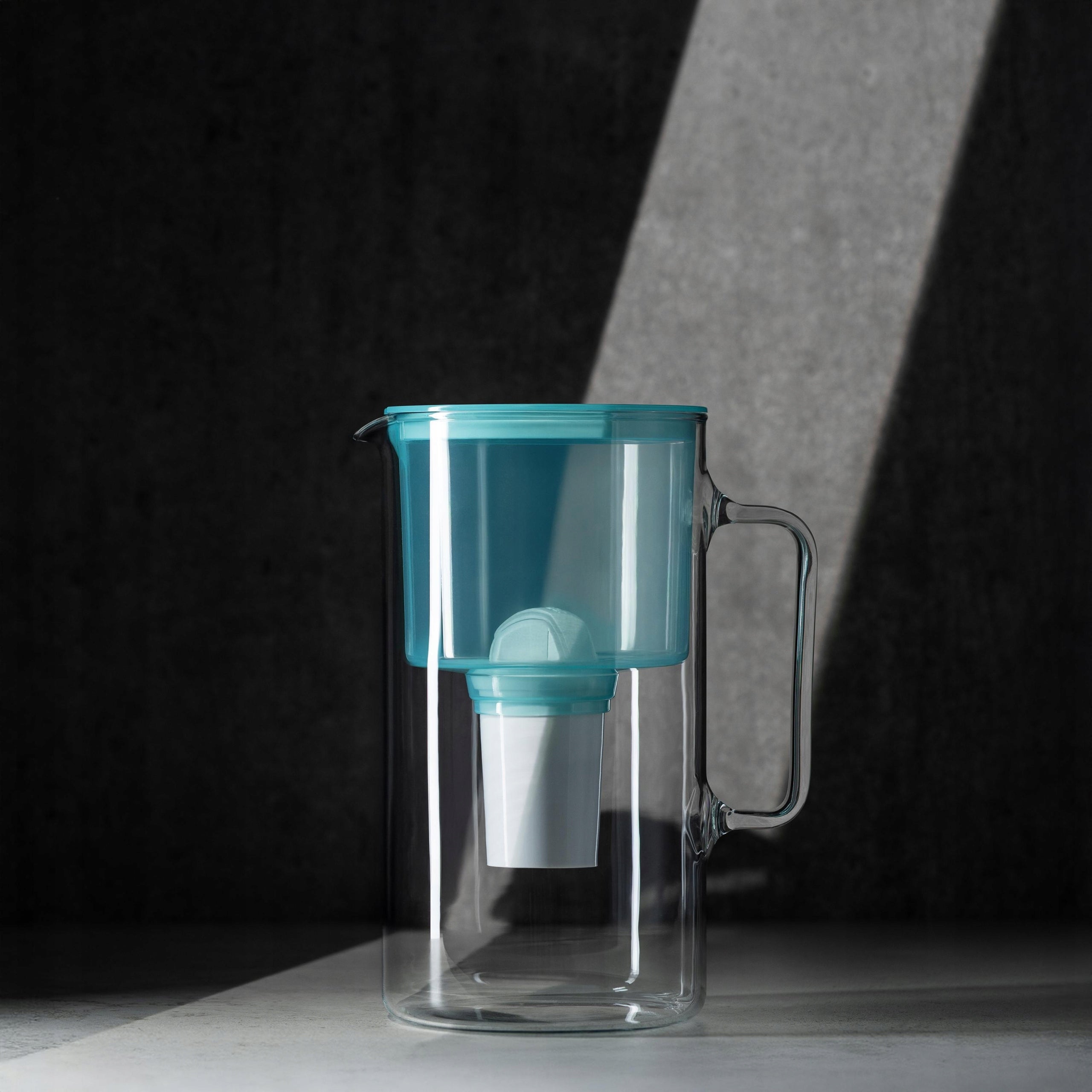 GLASS JUG WESSPER D2 BOROSILICATE 3l + 5x Filter Wessper aquaclassic Packaging status original