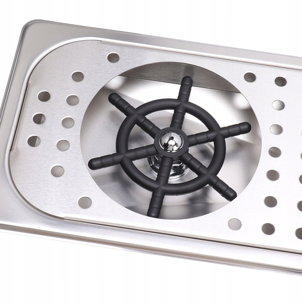 GLASS WASHER AND CUP WASHER AUTOMATIC STAINLESS STEEL 53x16.2 CM Packaging status original