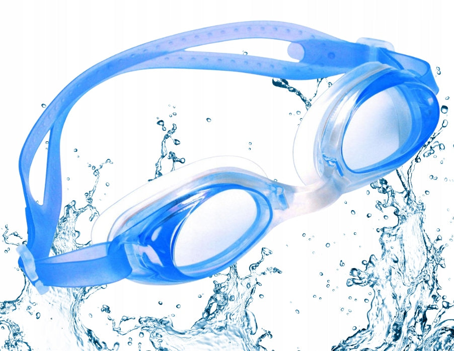GLASSES SWIMMING GOGGLES FOR SWIMMING WATER POOL + EARPLUGS Certificates of conformity CE