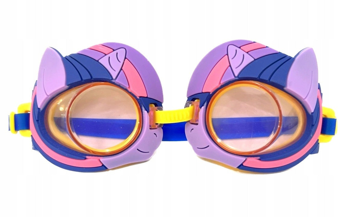 GLASSES SWIMMING GOGGLES FOR SWIMMING WATER POOL PONIES HORSES Model dla dzieci
