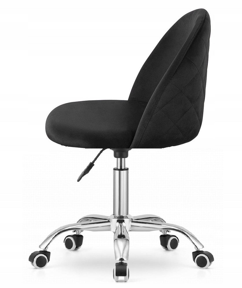 GLORIA OFFICE BLACK VELVET swivel chair