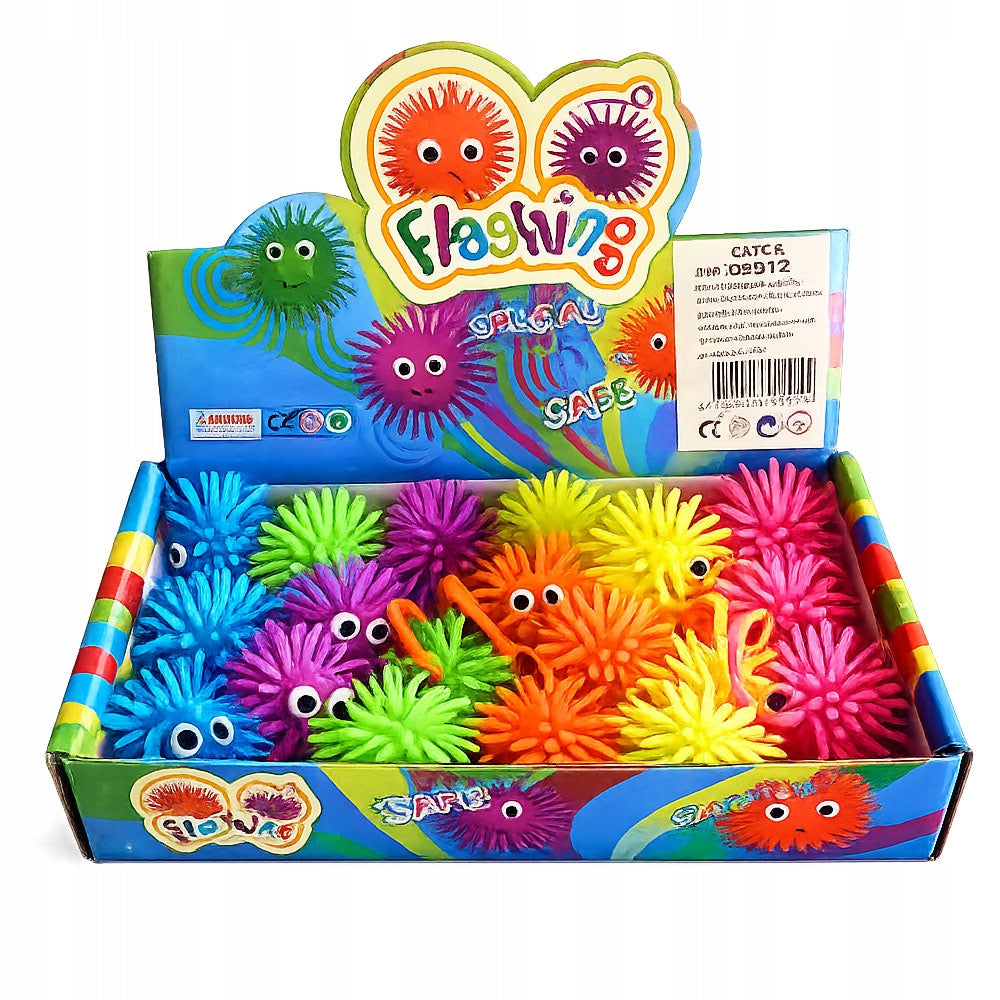 GLOWING BALL WITH SPIKES JOJO LED 4CM MIX 24 PCS Brand no brand