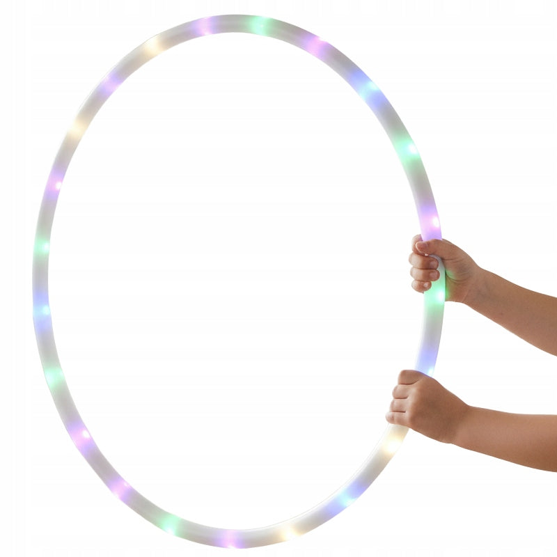 GLOWING HULA HOOP 60CM WHEEL HOOP SCHOOL KINDERGARTEN FITNESS GYMNASTICS