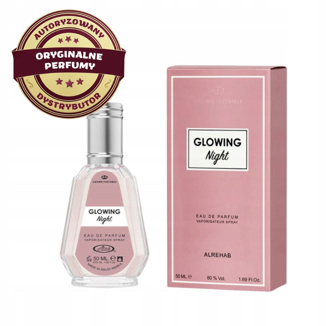 GLOWING NIGHT PERFUME ARABIC SWEET POWDER VANILLA 50 ml AL REHAB EDP