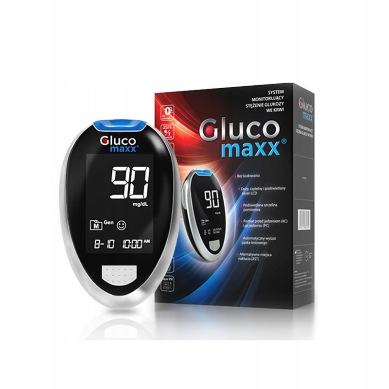 GLUCOMETER GLUCOMAXX mg/dl SET DISTRIBUTION Poland Packaging status original