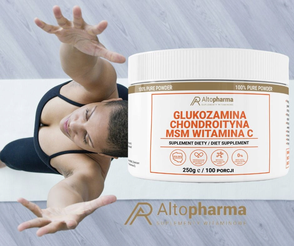 GLUCOSAMINE CHONDROITIN MSM VITAMIN C BONES 250g Expiration date not specified