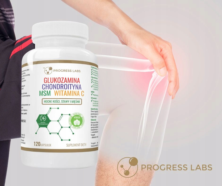 GLUCOSAMINE CHONDROITIN MSM VITAMIN C VEGE 120k EAN (GTIN) 5907709721357