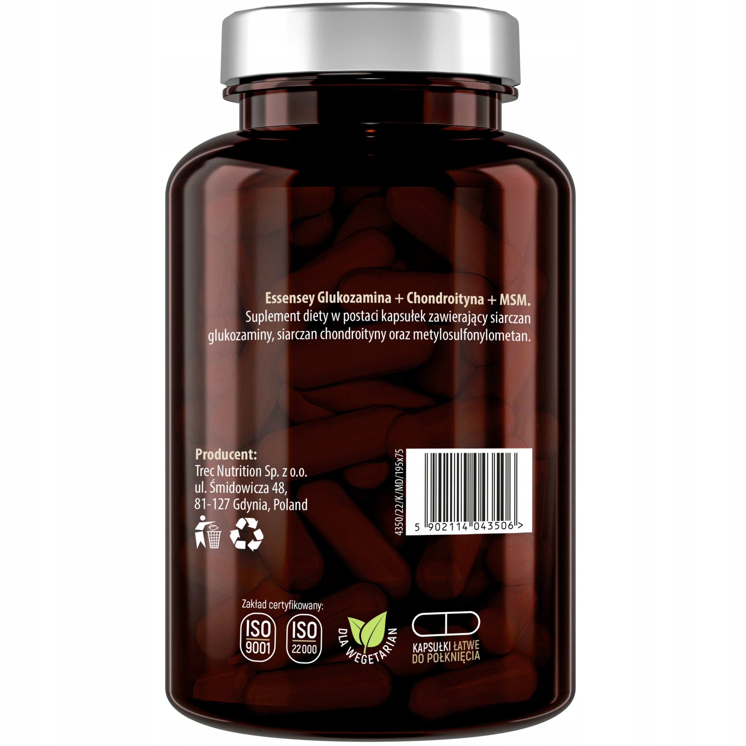 GLUCOSAMINE Complex for Strong Joints and Bones + CHONDROITIN + MSM 2600MG Packaging status original