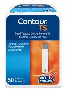 GLUCOSE MEASURING STRIPS CONTOUR TS 50 STRIPS + Soft-Zellin gauze Batteries included no