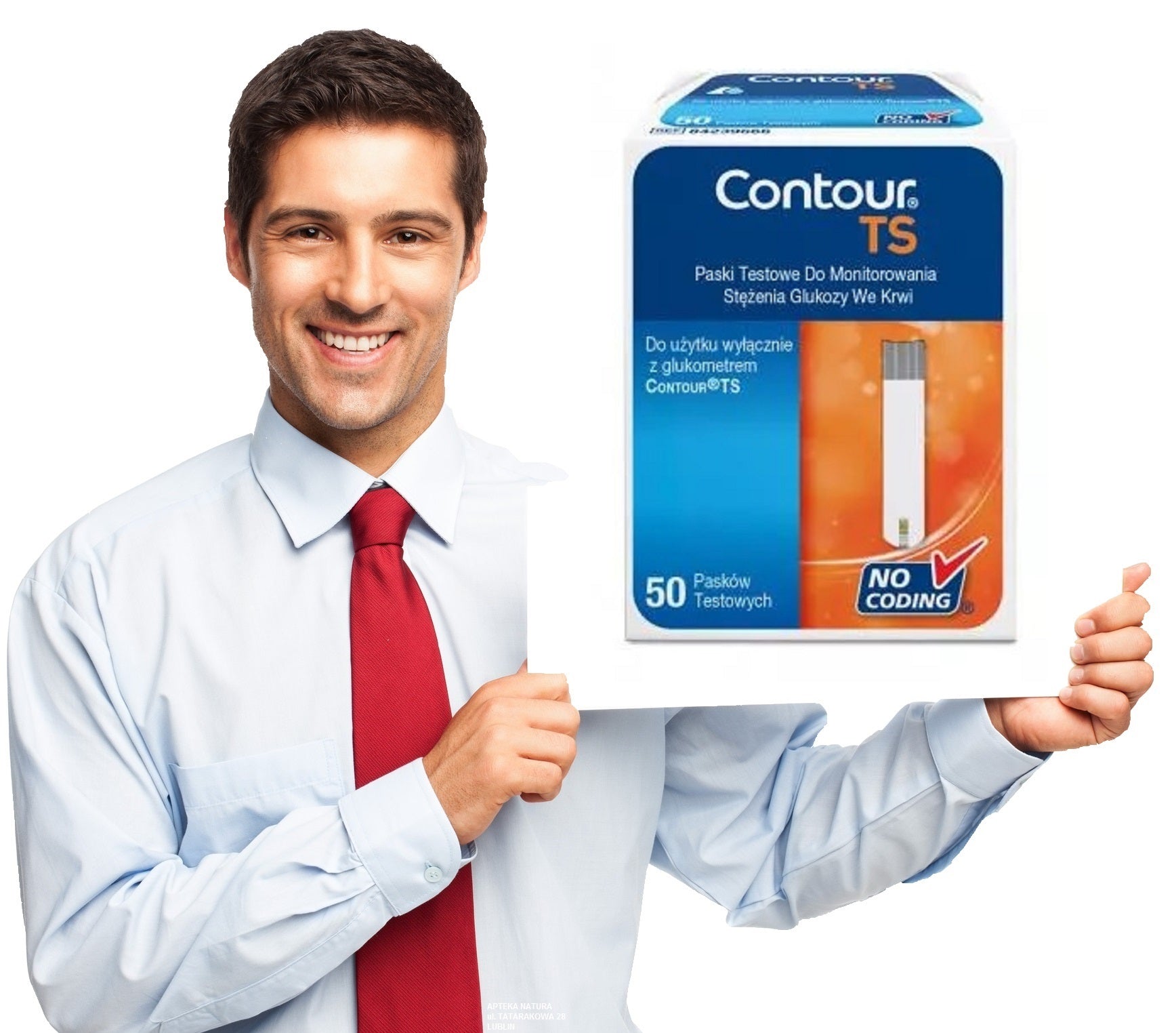 GLUCOSE MEASURING STRIPS CONTOUR TS 50 STRIPS + Soft-Zellin gauze