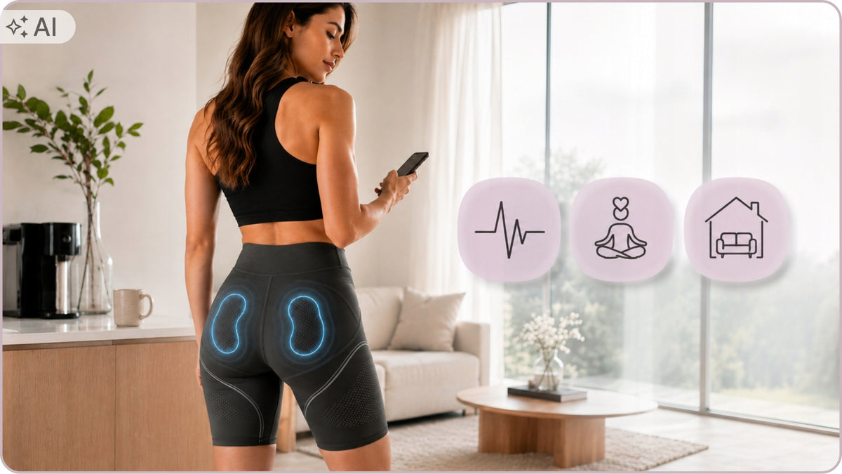 GLUTEAL MUSCLE ELECTROSTIMULATOR EMS LEGGINGS VONMIE L1 SLIMMING Packaging status original
