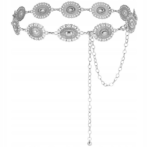 GOLD CONCHO WESTERN CHAIN STRAP FOR WOMEN VINTAGE BOHO for HOME