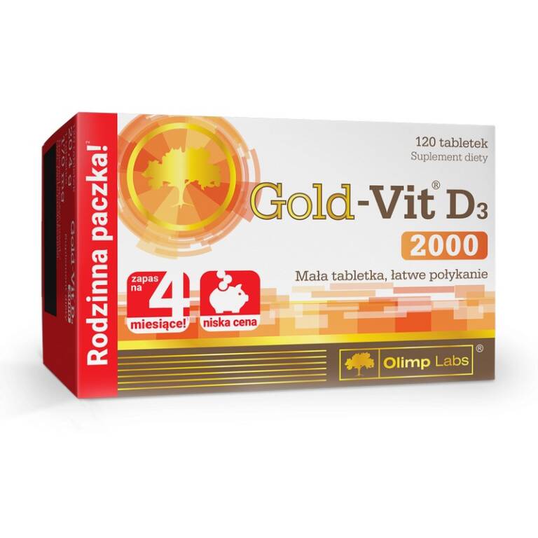 GOLD VIT D3 2000 120 TABLETS