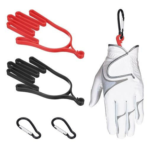 GOLF GLOVE STRETCHER PLASTIC ALUMINUM DRYING HANDLE 2 PCS Brand no brand