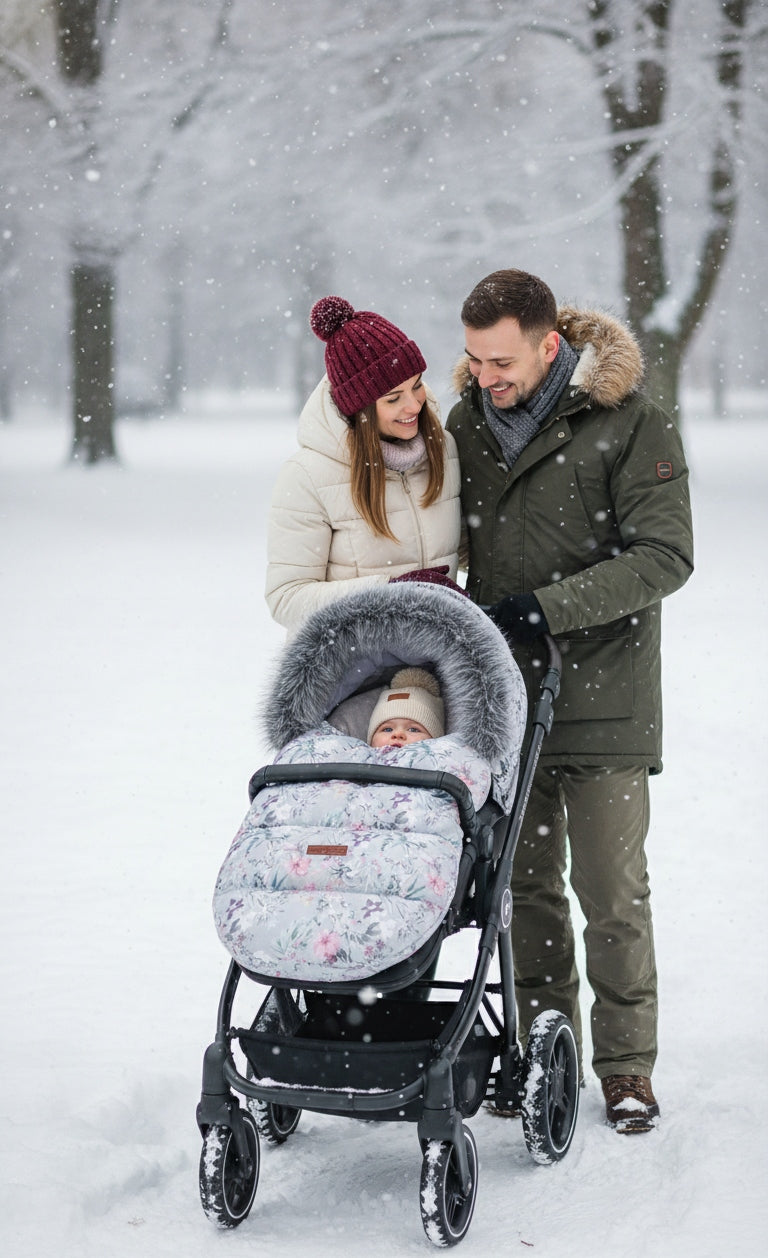 GONDOLA SLED SLEEPING BAG INSULATED WITH PREMIUM FUR BABYMAM EAN (GTIN) 5903672111423