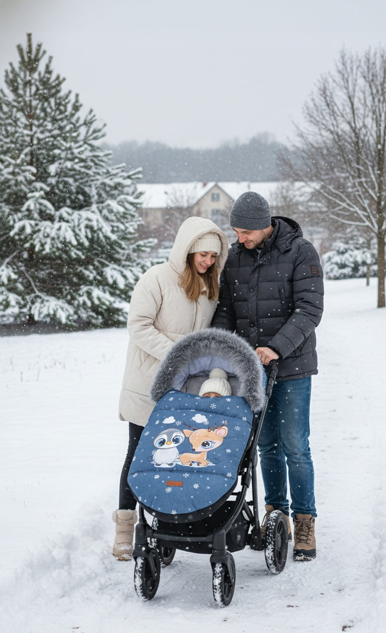GONDOLA SLED SLEEPING BAG INSULATED WITH PREMIUM FUR BABYMAM EAN (GTIN) 5903672169059