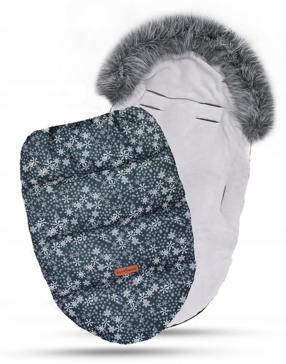 GONDOLA SLED SLEEPING BAG INSULATED WITH PREMIUM FUR BABYMAM Manufacturer code 5902096794724