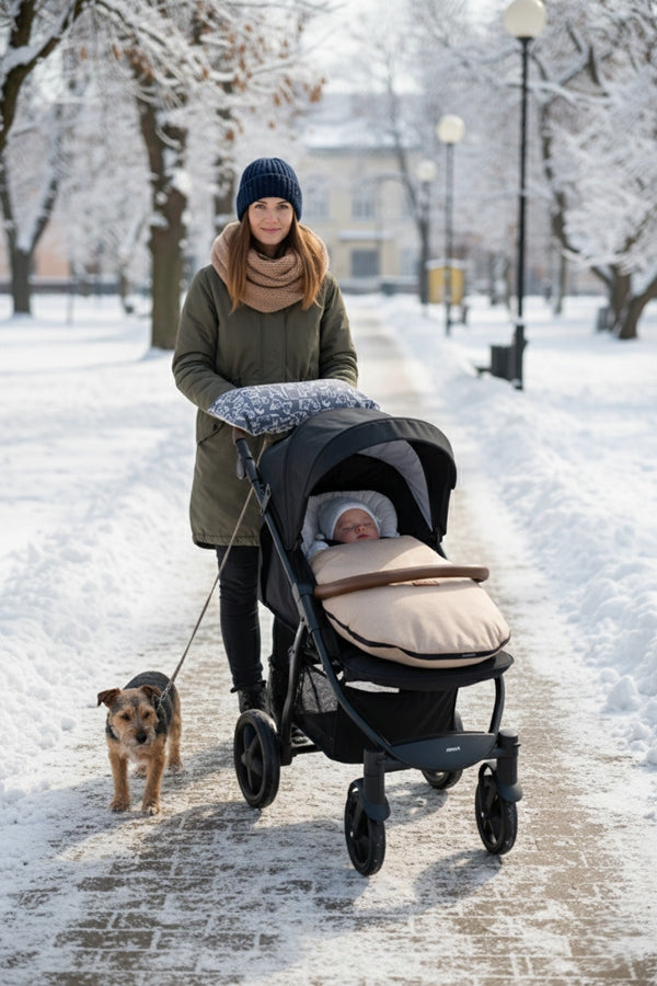 GONDOLA SLED SLEEPING BAG WITH HOOD WARM MINKY BABYMAM EAN (GTIN) 5903672186865