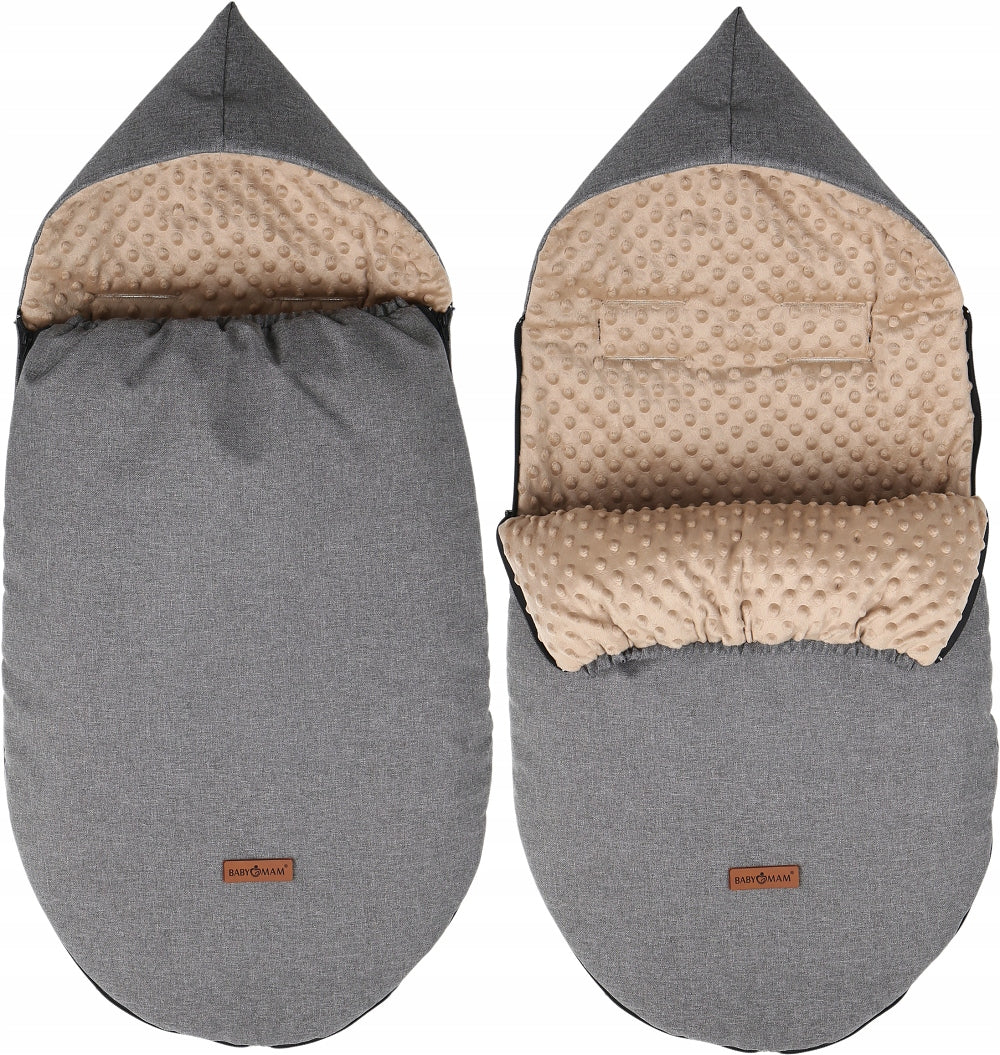 GONDOLA SLED SLEEPING BAG WITH HOOD WARM MINKY BABYMAM